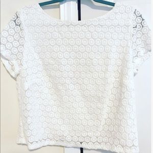 Lilly Pulitzer For Target White Eyelet Top